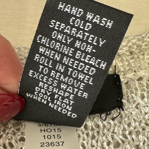 ALFANI Lightweight Ombre Stripe Semi-Sheer Sweater Tunic Sequined Casual Chic XL - Picture 11 of 14